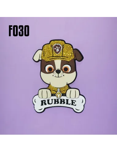 FOAMY FIGURA 3D RUBBLE PATRU/CANINA R. F030