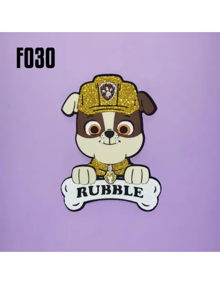 FOAMY FIGURA 3D RUBBLE PATRU/CANINA R. F030