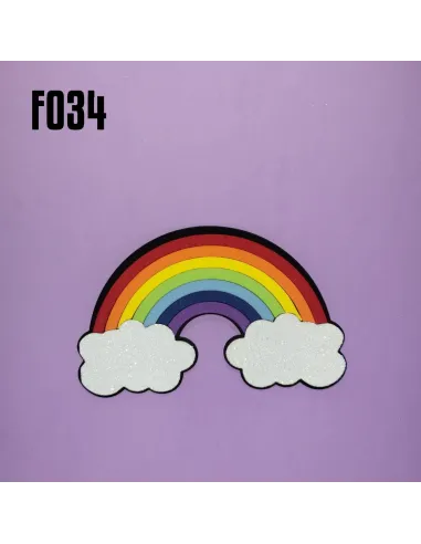 FOAMY FIGURA 3D NUBES ARCOIRIS R. F034