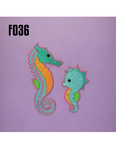 FOAMY FIGURA 3D CABALLITOS/MAR R. F036