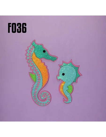 FOAMY FIGURA 3D CABALLITOS/MAR R. F036