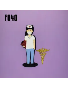 FOAMY FIGURA 3D ENFERMERA R. F040