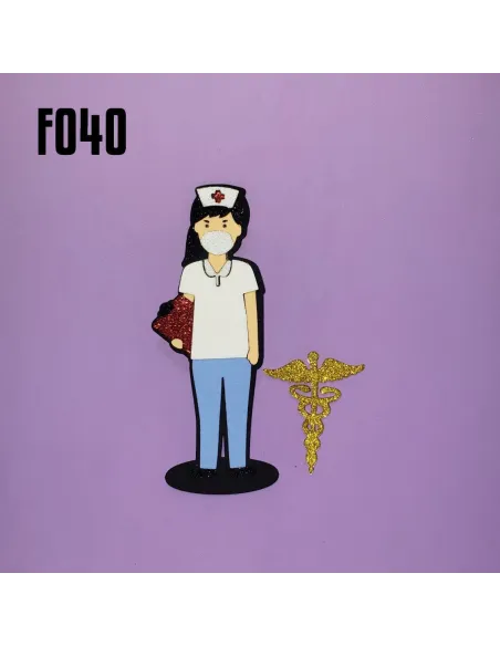 FOAMY FIGURA 3D ENFERMERA R. F040