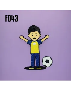 FOAMY FIGURA 3D NIÑO Y BALON R. F043