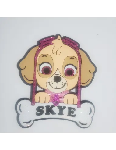 FOAMY FIGURA 3D SKYE PATRU/CANIN R. F052