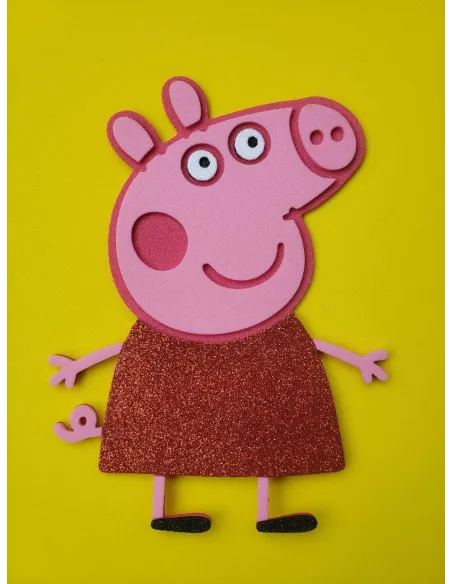 FOAMY FIGURA 3D PEPPA PIG R. F054