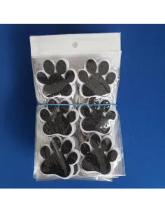 FOAMY FIGURA HUELLITAS ESCARH/PEQ X6 B/N R. V010