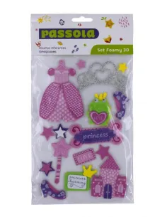FOAMY PASSOLA FIGURA ADH 3D PRINCESA
