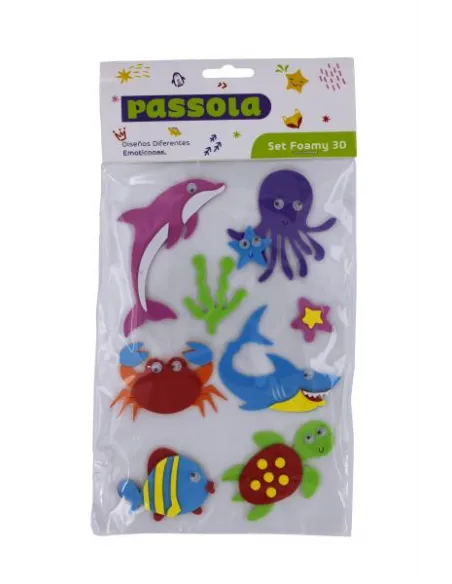 FOAMY PASSOLA FIGURA ADH 3D MUNDO MARINO