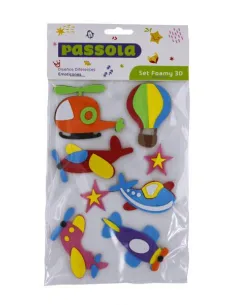FOAMY PASSOLA FIGURA ADH 3D TRANSPORTE AEREOS