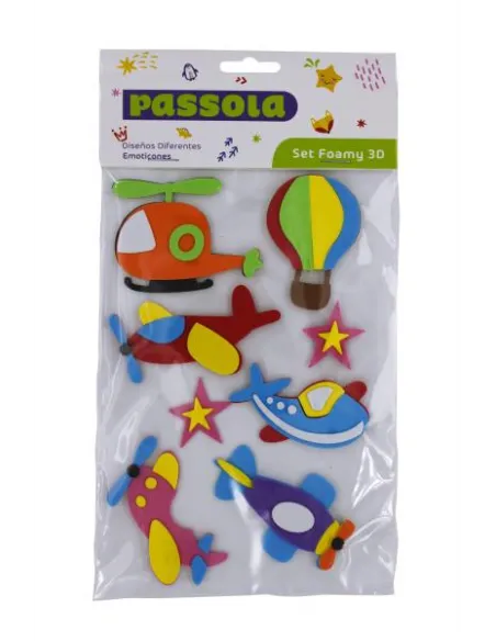 FOAMY PASSOLA FIGURA ADH 3D TRANSPORTE AEREOS