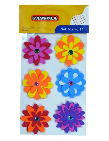 FOAMY PASSOLA FIGURA ADH 3D FLORES