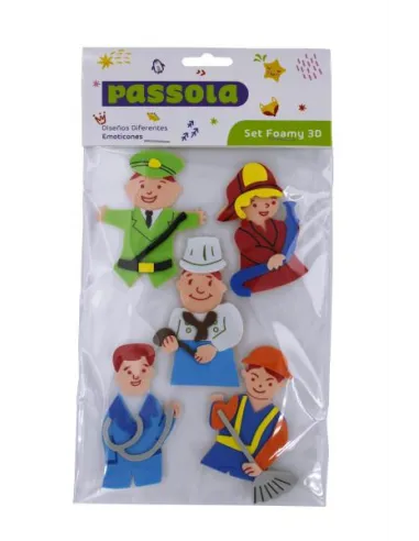 FOAMY PASSOLA FIGURA ADH 3D PROFESIONES
