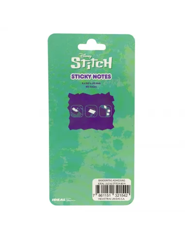 BANDERITAS ADHESIVAS IDEAL LILO Y STITCH 80 HJS