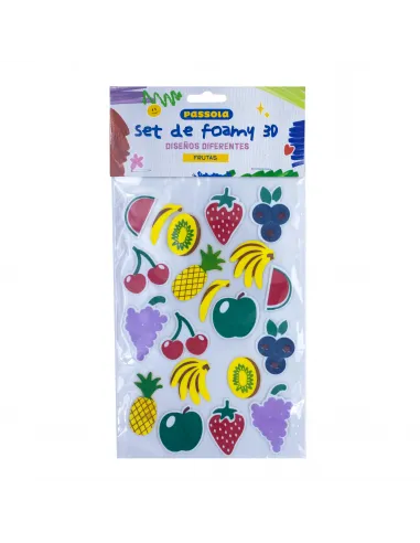 FOAMY PASSOLA FIGURA ADH 3D FRUTAS