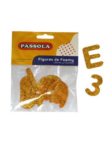 FOAMY PASSOLA FIGURAS ADH NUMEROS Y VOCALES ESCARCH 15PZAS
