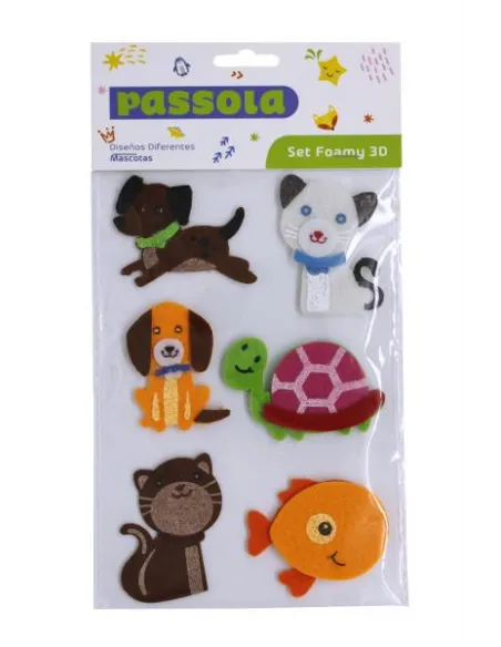 FOAMY PASSOLA FIGURA ADH 3D MASCOTAS