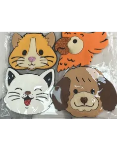 FOAMY FIGURA 3D ANIMALES DOMESTICOS X4 A5 V025