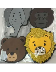 FOAMY FIGURA 3D ANIMALES SALVAJES X4 V026