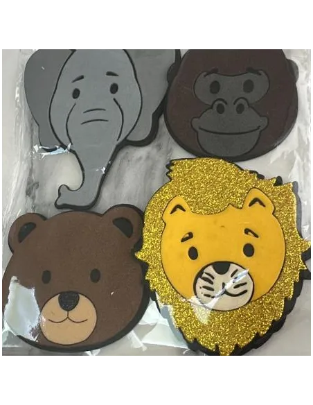 FOAMY FIGURA 3D ANIMALES SALVAJES X4 V026