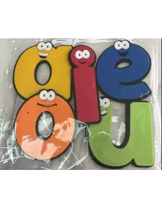 FOAMY FIGURA 3D VOCALES MINUSCULAS A5 V036