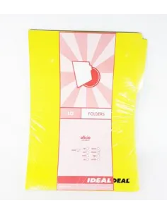 FOLDER IDEAL MANILA AMARILLO 180GR X 10