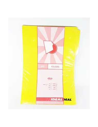 FOLDER IDEAL MANILA AMARILLO 180GR X 10