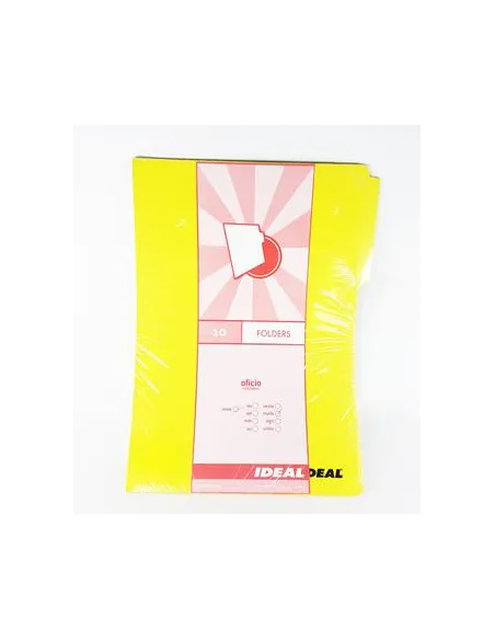 FOLDER IDEAL MANILA AMARILLO 180GR X 10