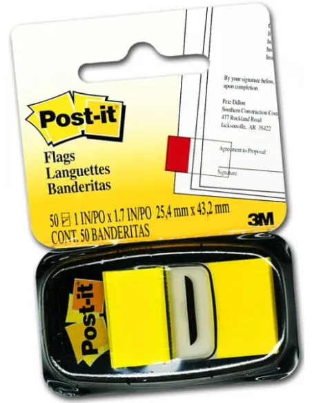 BANDERITA 3M 50H AMARILLO 680-5