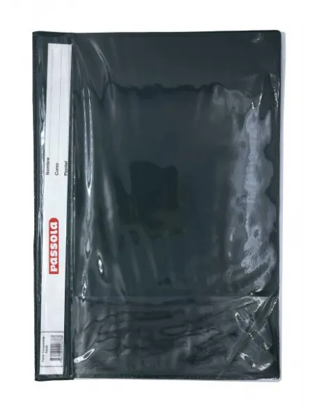 FOLDER PASSOLA C/TRANSP T/O VERDE OSCURO