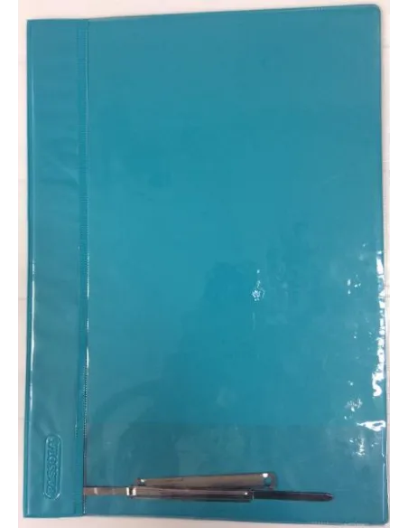 FOLDER PASSOLA C/TRANSP T/O TURQUESA
