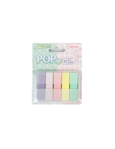BANDERITA ARTESCO POP UP  PASTEL 5 COL 30H