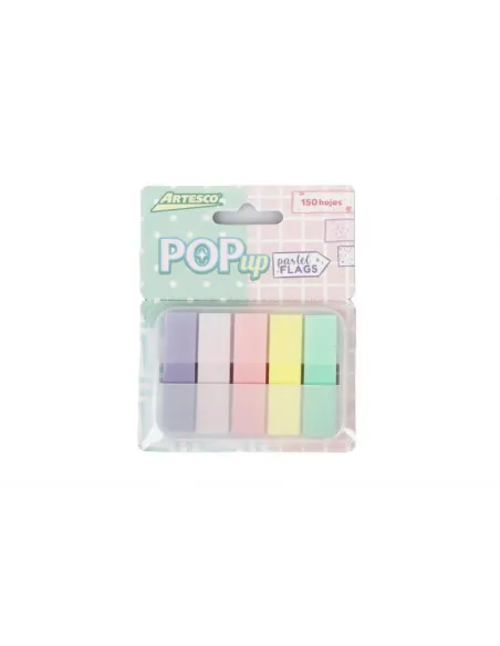 BANDERITA ARTESCO POP UP  PASTEL 5 COL 30H