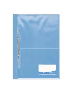 FOLDER ARTESCO DURAMAX C/TRANSPARENTE T/O CELESTE
