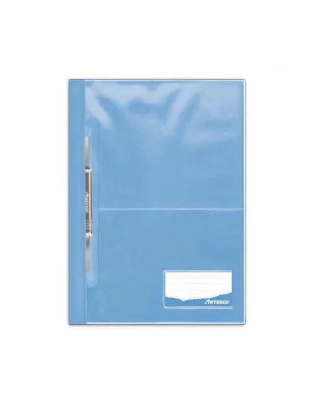 FOLDER ARTESCO DURAMAX C/TRANSPARENTE T/O CELESTE