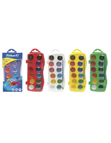 ACUARELA PELIKAN 12 C/JR.