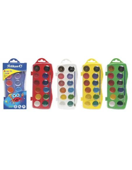 ACUARELA PELIKAN 12 C/JR.