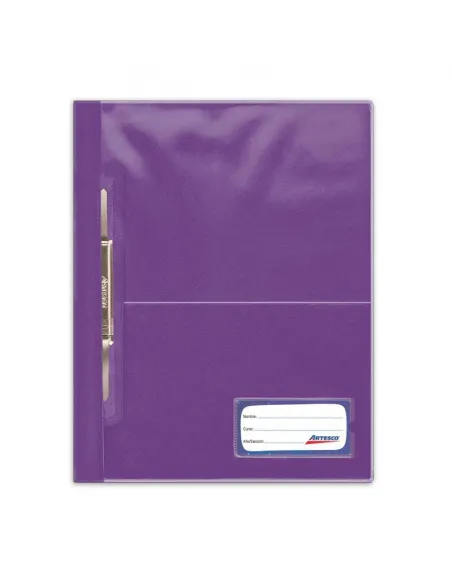 FOLDER ARTESCO DURAMAX C/TRANSPARENTE T/O LILA