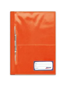 FOLDER ARTESCO DURAMAX C/TRANSPARENTE T/O NARANJA