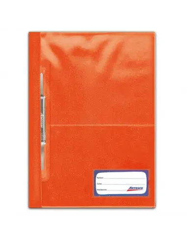 FOLDER ARTESCO DURAMAX C/TRANSPARENTE T/O NARANJA