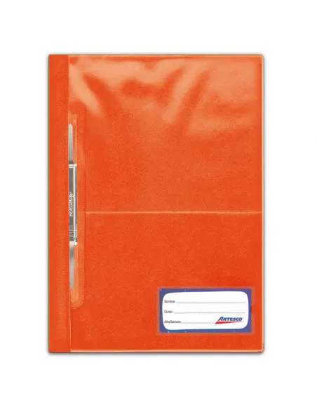 FOLDER ARTESCO DURAMAX C/TRANSPARENTE T/O NARANJA