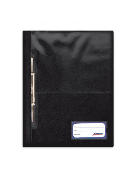 FOLDER ARTESCO DURAMAX C/TRANSPARENTE T/O NEGRO