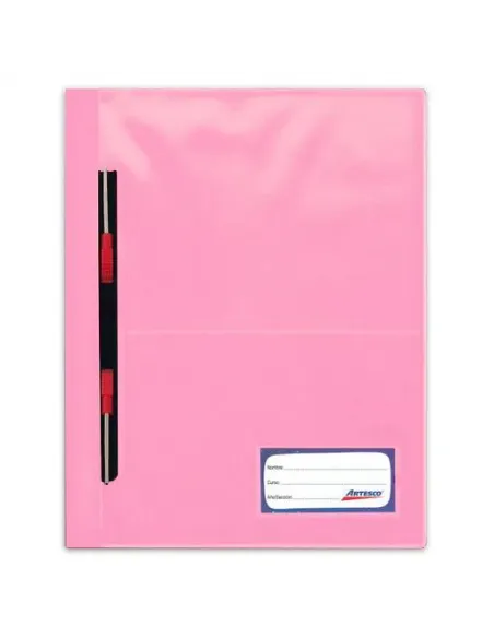 FOLDER ARTESCO DURAMAX C/TRANSPARENTE T/O ROSADO