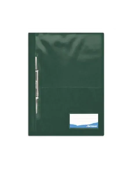 FOLDER ARTESCO DURAMAX C/TRANSPARENTE T/O VERDE OSCURO