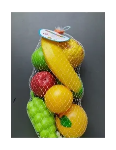 FRUTAS DIDACTICAS PLASTICAS 9PCS JP-045