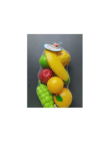 FRUTAS DIDACTICAS PLASTICAS 9PCS JP-045