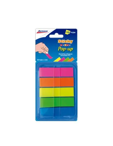 BANDERITA ARTESCO POP UP 5 COLORES X 30H