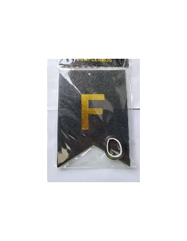 BANDERIN FELIZ CUMPLEAÑOS HOLOGRAFICO NEGRO