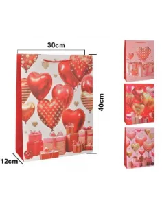 FUNDA REGALO CORAZON 30X12X4CM REFES25898/YXL-1552 373753