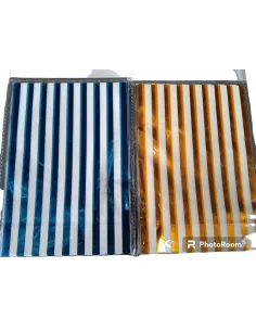 FUNDA PLAST. P/SORPRESA CELOFAN RAYAS SETX10 IC329-7